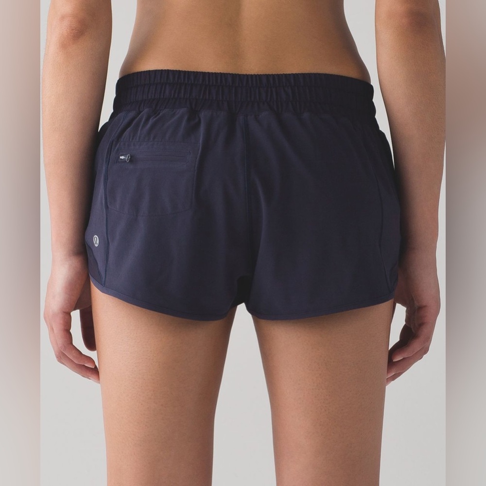 lululemon athletica Deep Navy Athletic Shorts with Elastic Waist